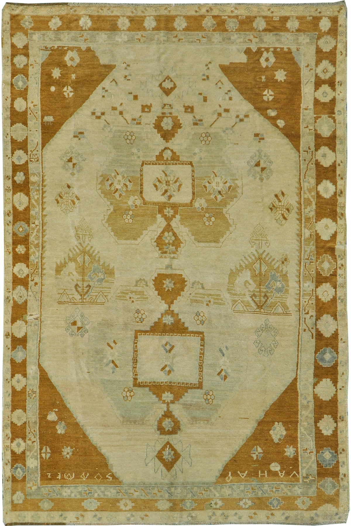 Vintage Turkish Anatolian Rug - hand-knotted in Turkey - one-of-a-kind handmade area rug [#113]