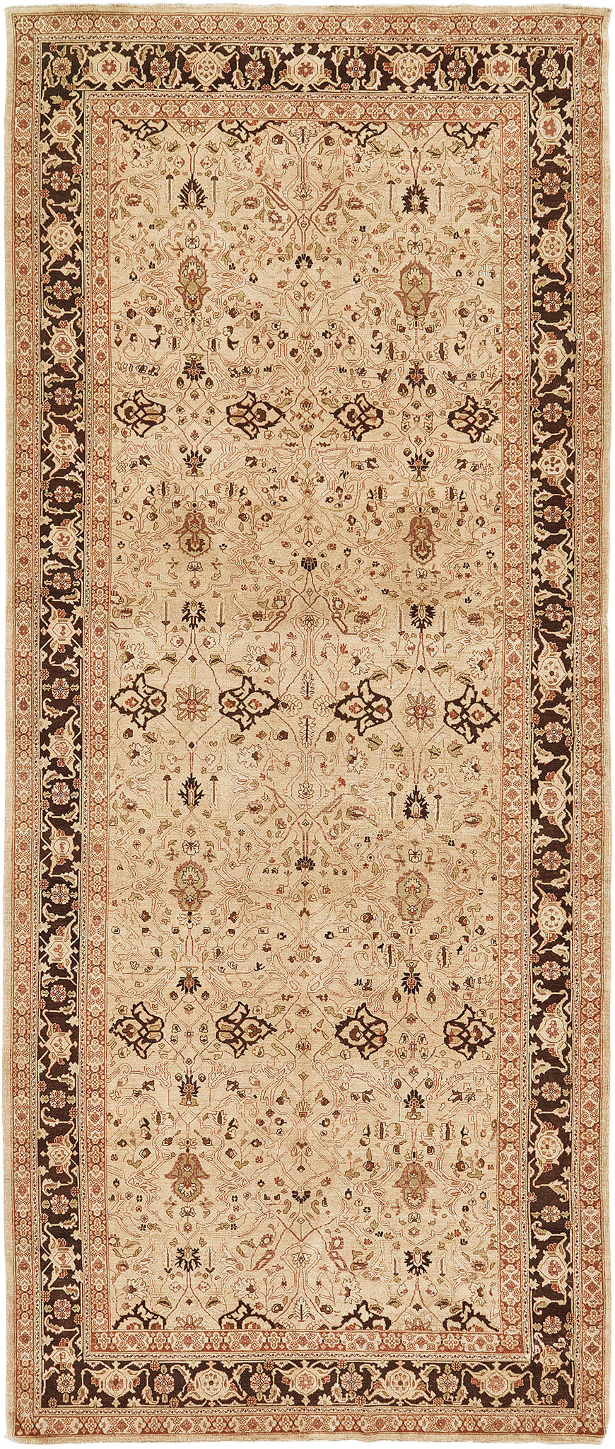 Natural Dye Antique Bidjar Revival Runner - artisan revival weave - one-of-a-kind handmade area rug