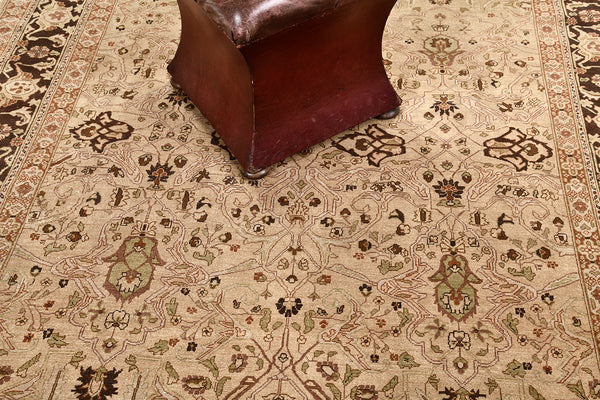 Natural Dye Antique Bidjar Revival Runner - artisan revival weave - styled in room setting