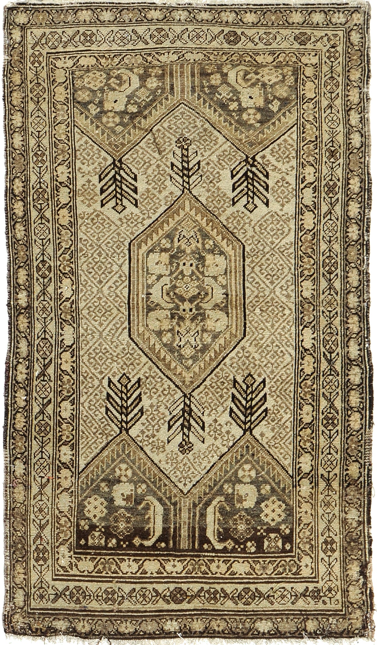 Antique Persian Malayer Rug 13257