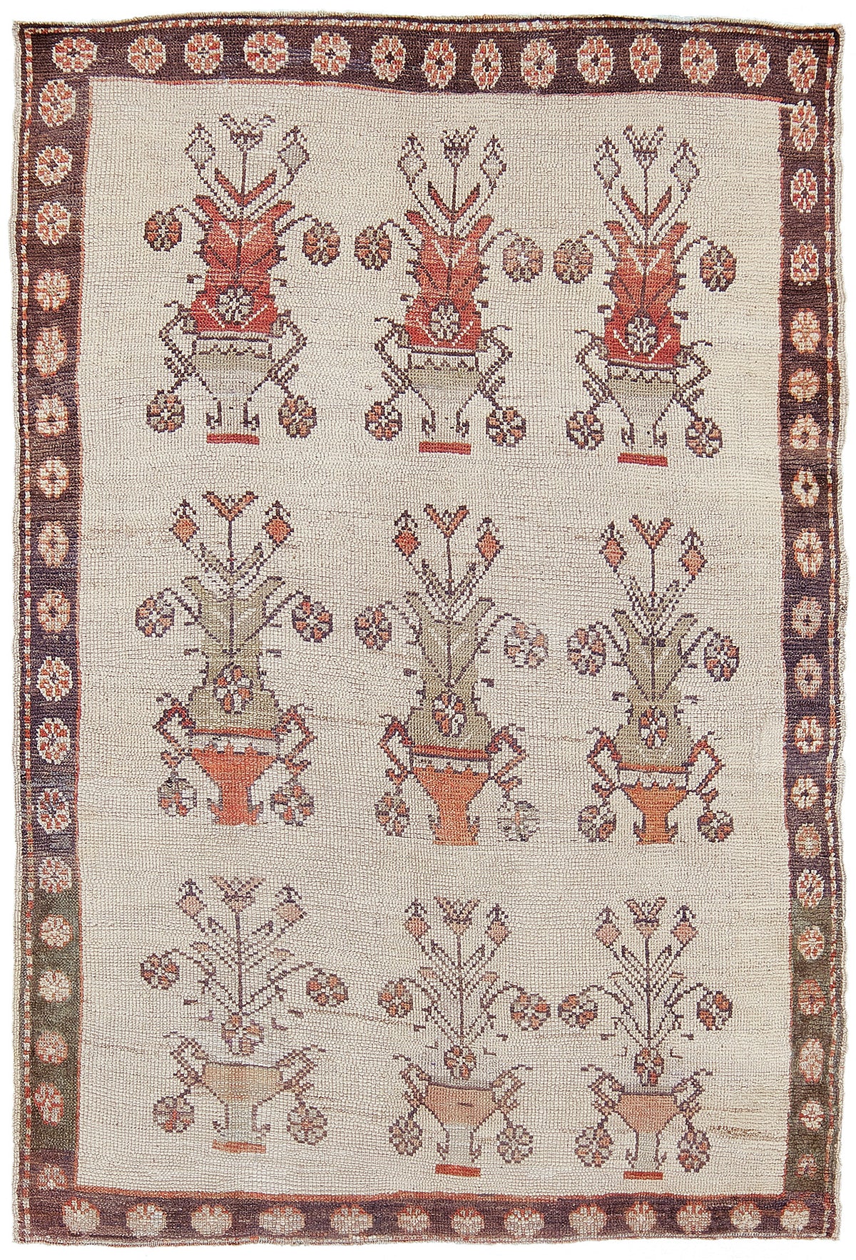 Vintage Turkish Anatolian Rug - hand-knotted in Turkey - one-of-a-kind handmade area rug [#108]