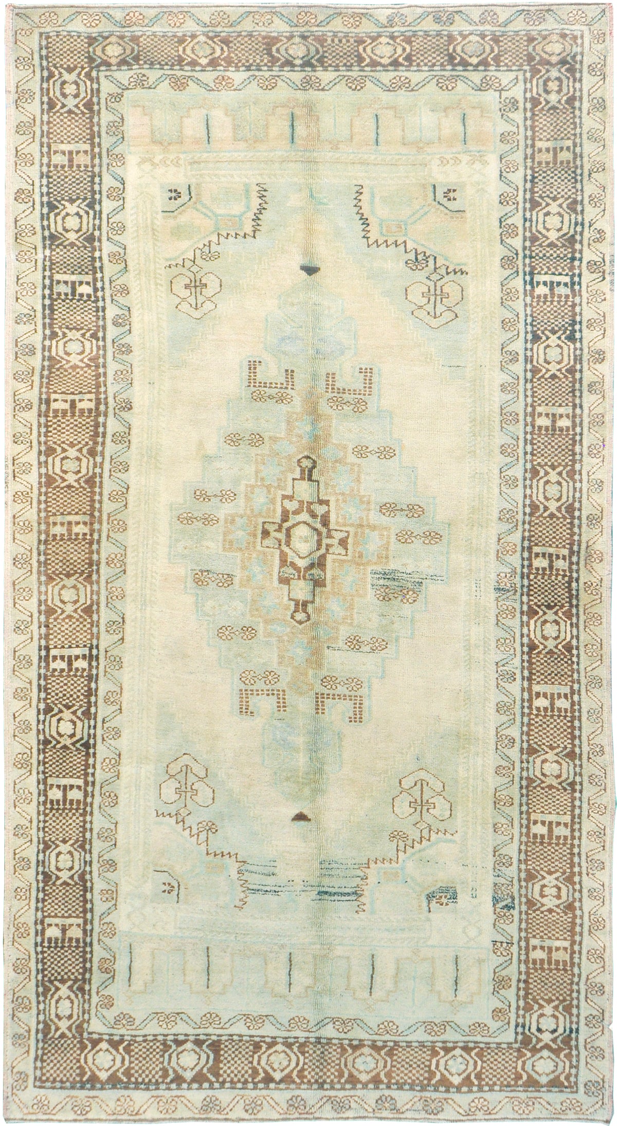 Vintage Turkish Anatolian Rug - hand-knotted in Turkey - one-of-a-kind handmade area rug [#107]