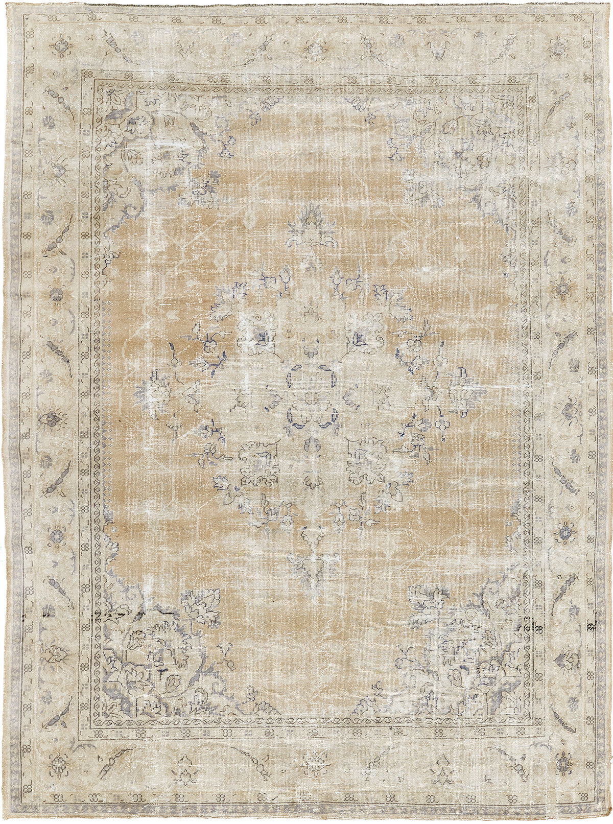 Vintage Turkish Anatolian Rug - hand-knotted in Turkey - one-of-a-kind handmade area rug [#106]