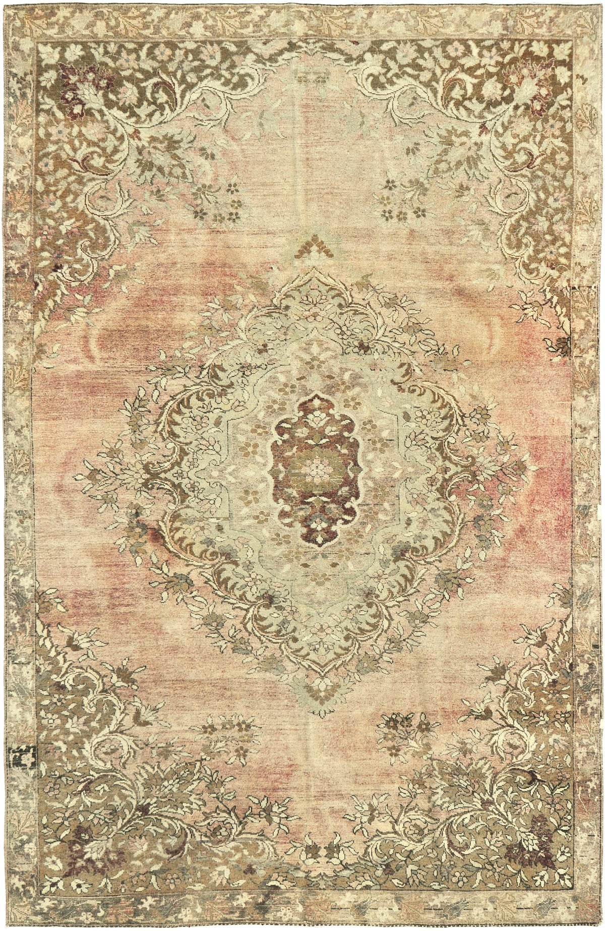 Vintage Turkish Anatolian Rug - hand-knotted in Turkey - one-of-a-kind handmade area rug [#102]