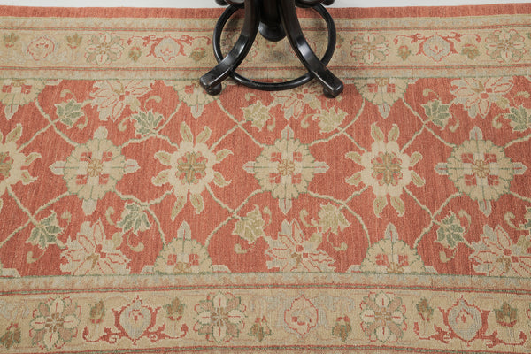 Natural Dye Varamin Design Runner Divine - narrow runner - detailed border and fringe [#1]