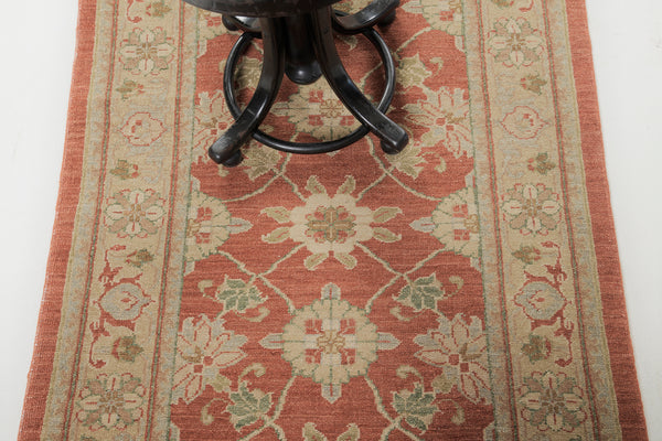 Natural Dye Varamin Design Runner Divine - narrow runner - styled in room setting [#1]