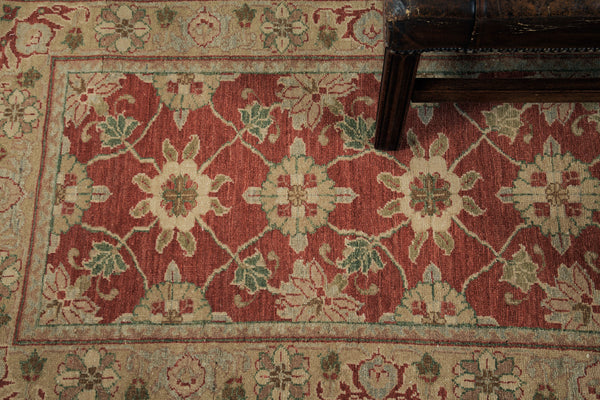 Natural Dye Varamin Design Runner Divine - narrow runner - overhead flat lay view [#2]
