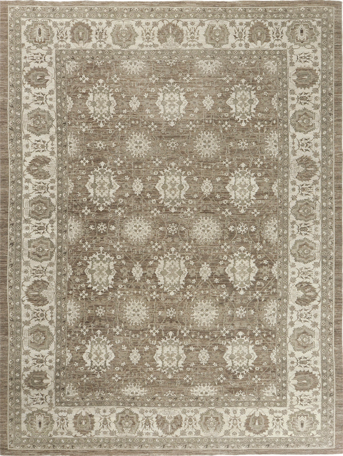 Vintage Style Mahal Revival Rug - artisan revival weave - one-of-a-kind handmade area rug [#7]