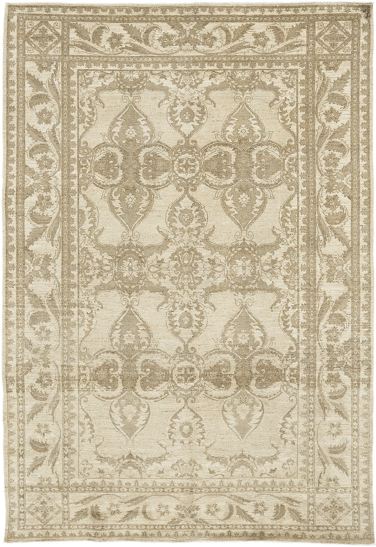 Vintage Style Arts and Crafts Rug Rapture Collection - one-of-a-kind handmade area rug