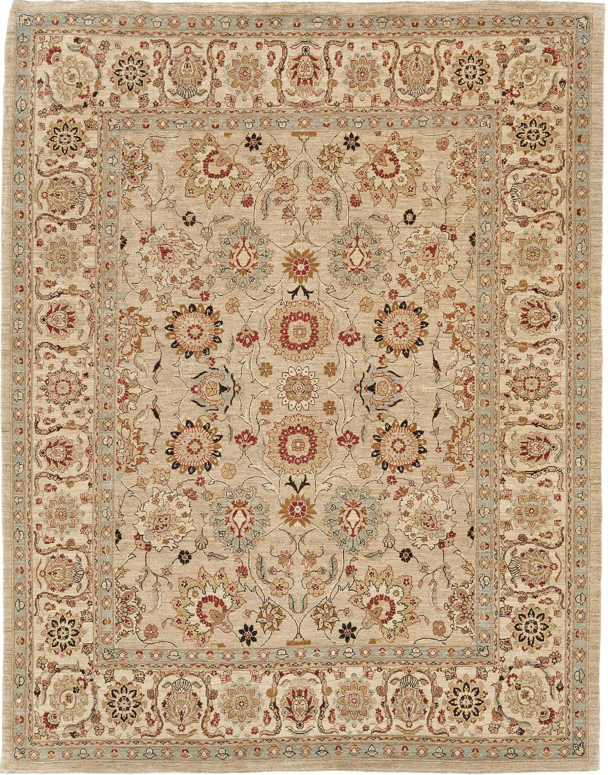 Natural Dye Tabriz Rug Revival Bliss - artisan revival weave - one-of-a-kind handmade area rug