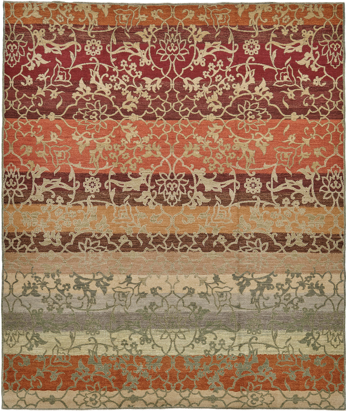 Natural Dye Contemporary Design Divine Collection - one-of-a-kind handmade area rug