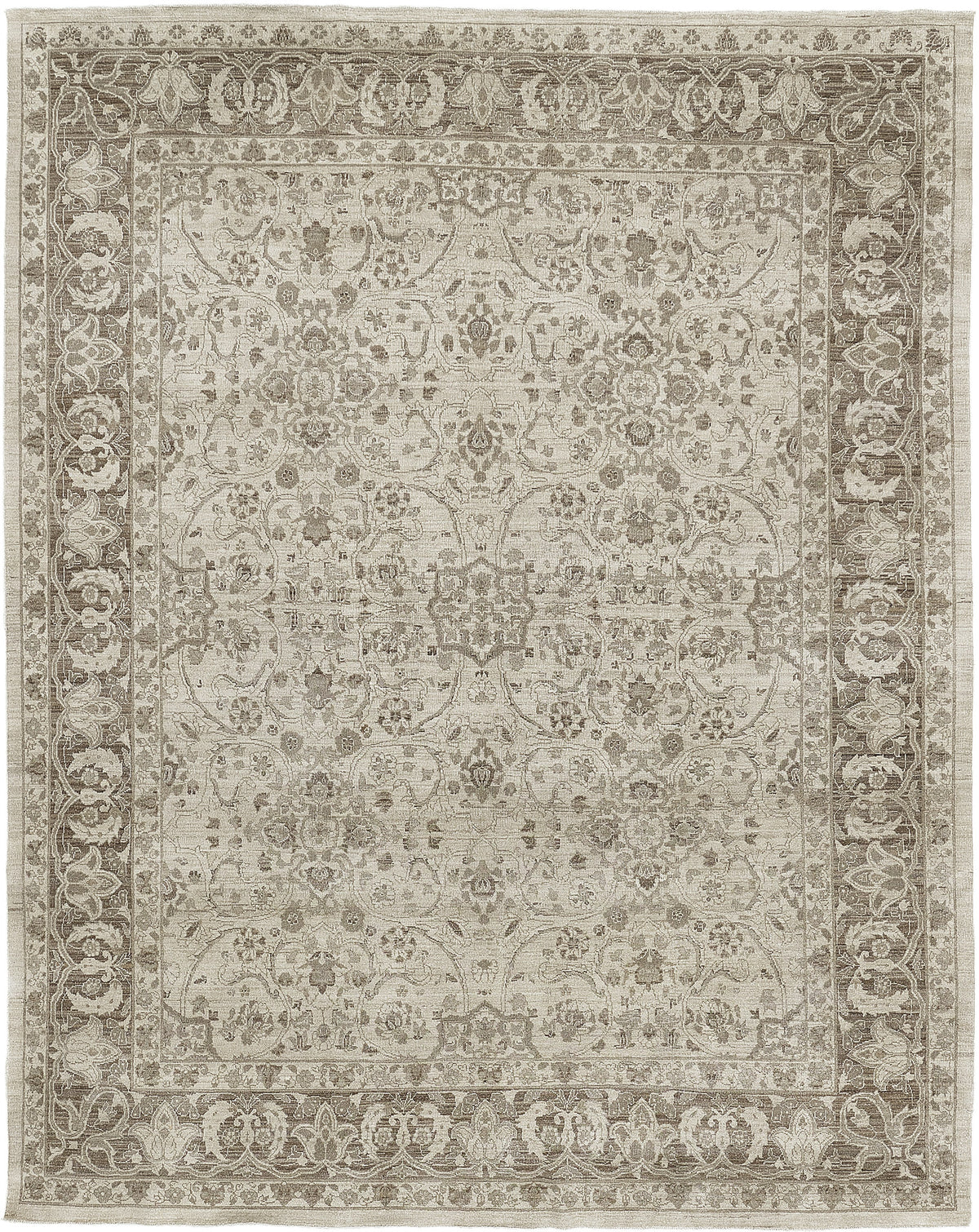 Vintage Style Traditional Design Rug - one-of-a-kind handmade area rug