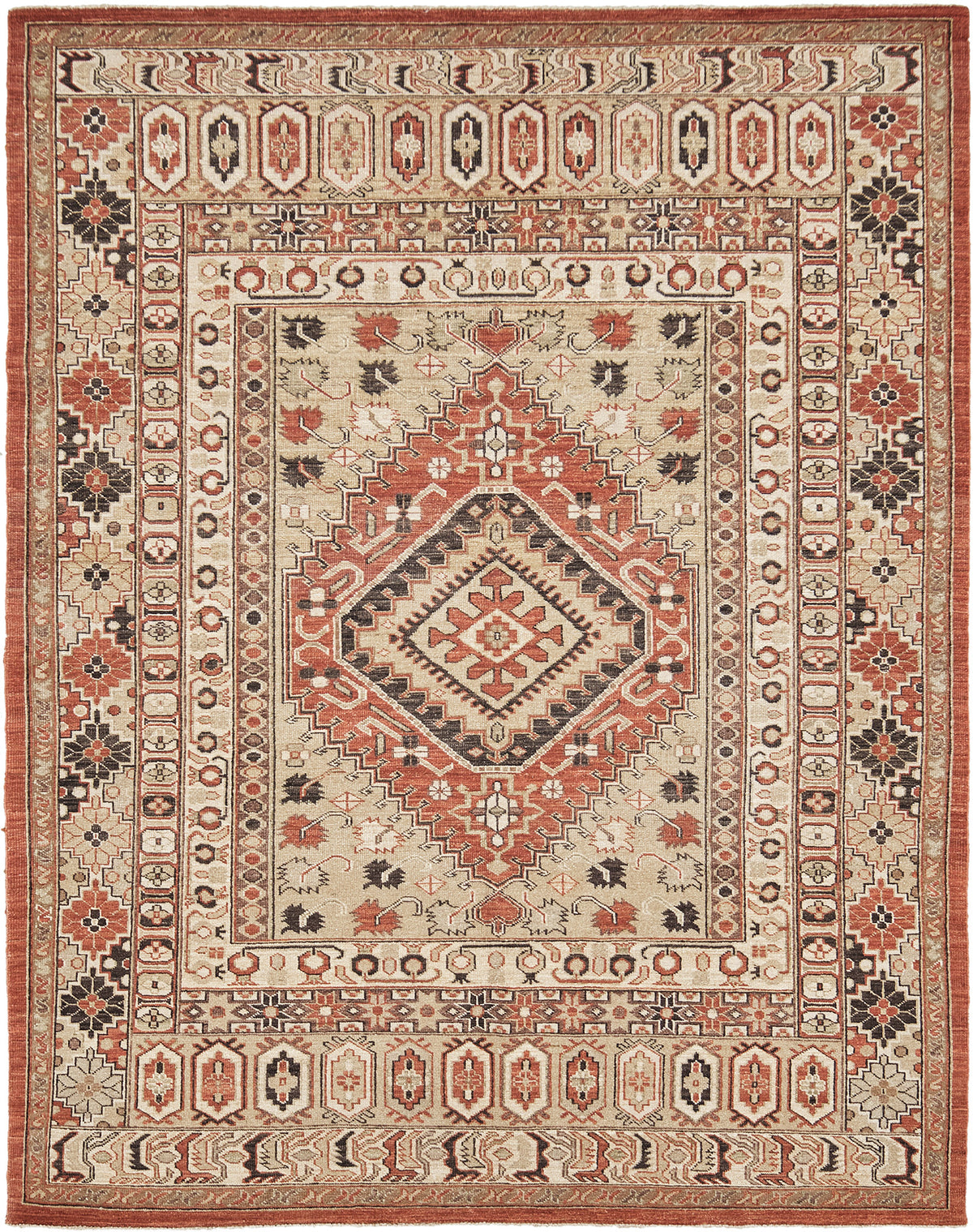 Natural Dye Gashgai Design Rug Bliss Collection - one-of-a-kind handmade area rug