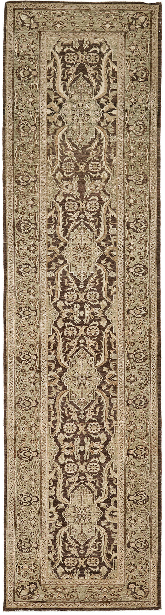 Natural Dye Sultanabad Design Runner Divine - narrow runner - one-of-a-kind handmade area rug [#2]