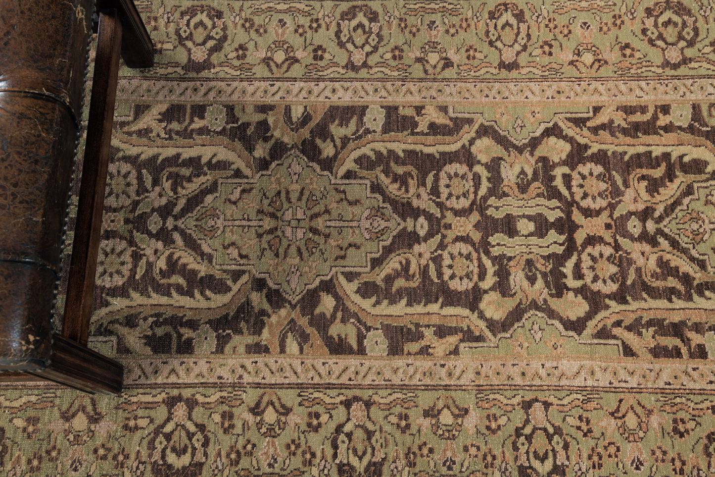 Natural Dye Sultanabad Design Runner Divine