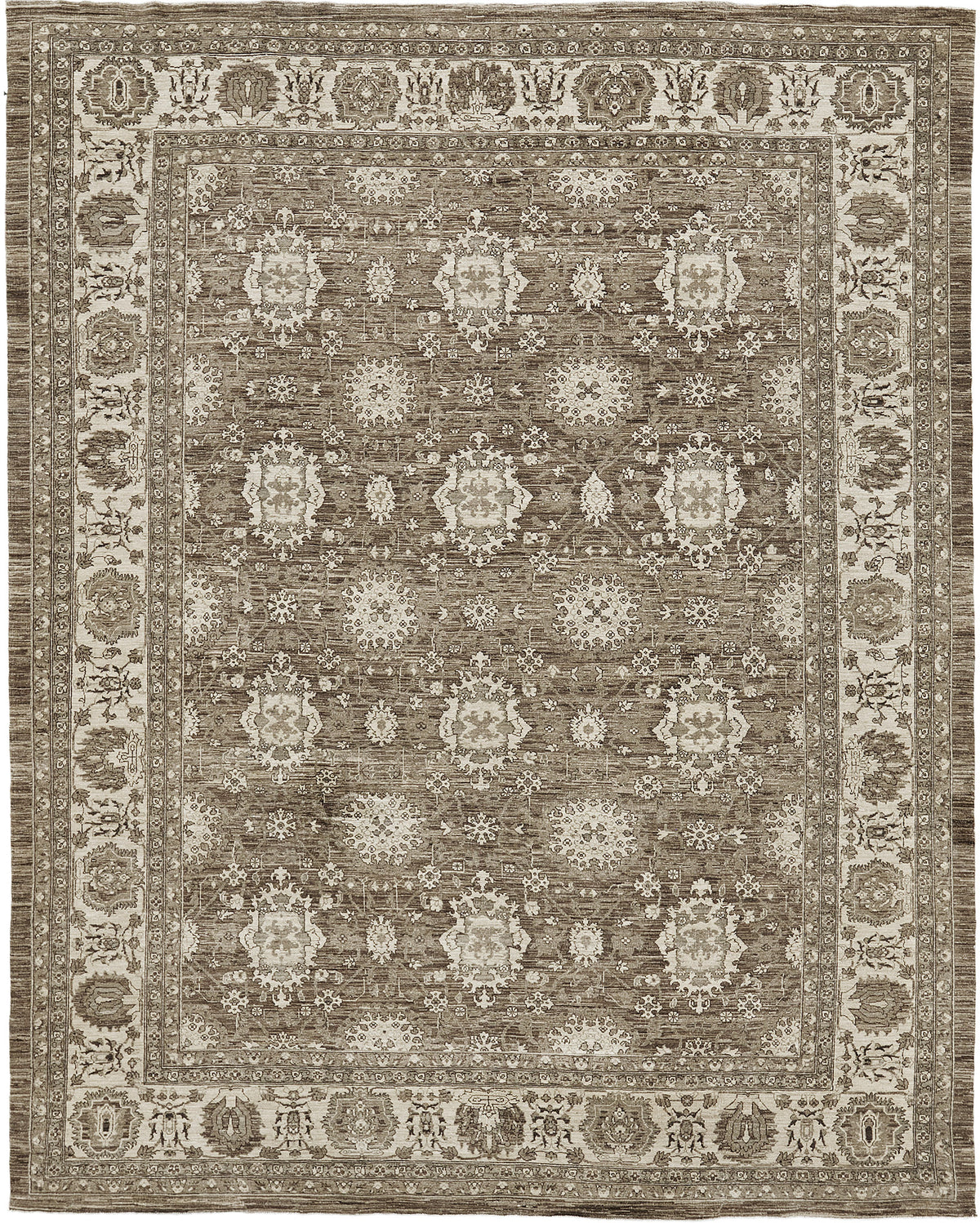 Vintage Style Mahal Design Rug - one-of-a-kind handmade area rug [#7]