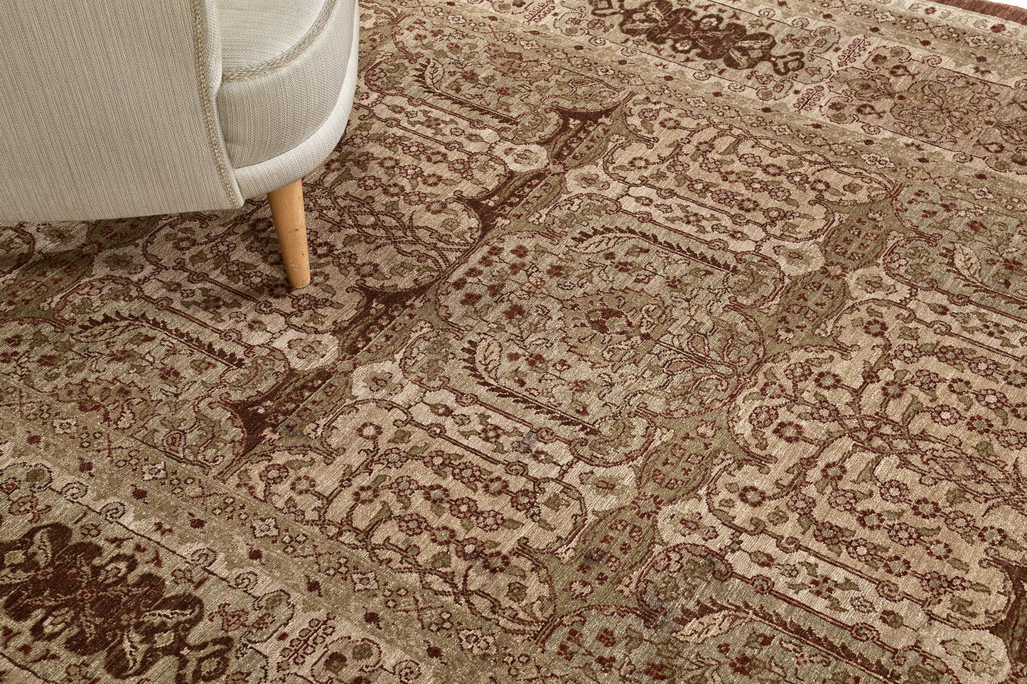Natural Dye Lavar Kerman Design  Bliss Collection D5138