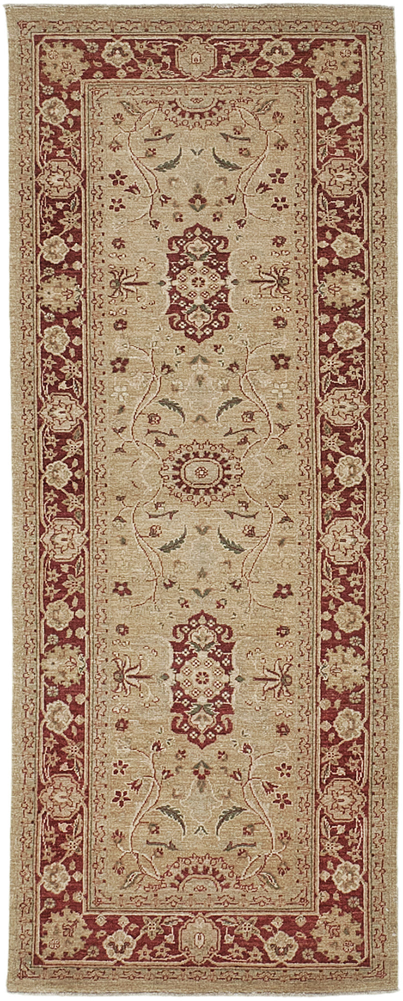 Natural Dye Agra Revival Rug - artisan revival weave - one-of-a-kind handmade area rug