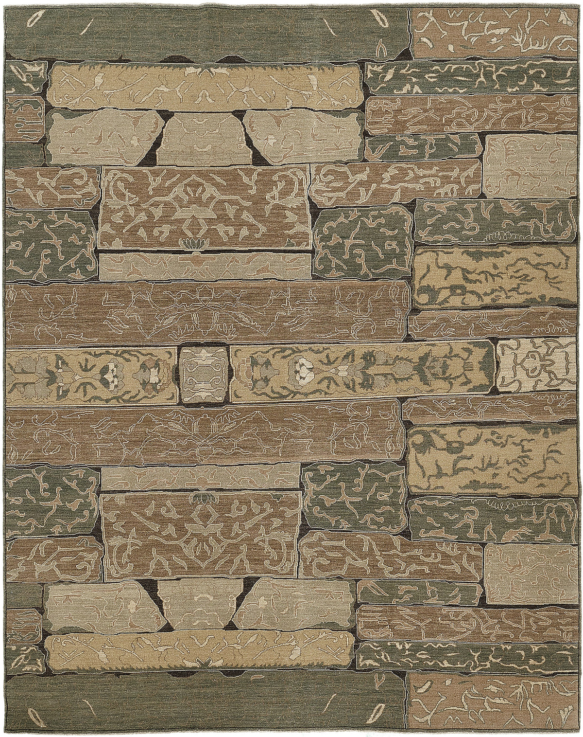 Natural Dye Contemporary Design Divine Collection - one-of-a-kind handmade area rug (2)