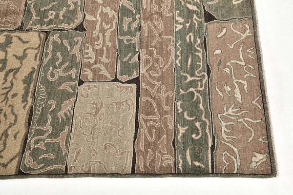 Natural Dye Contemporary Design Divine Collection - detailed border and fringe (2)