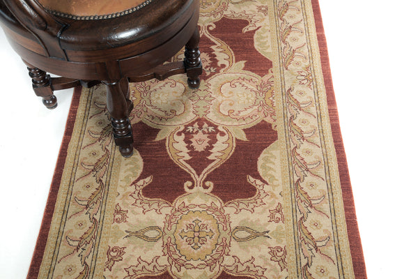 Natural Dye Arts and Crafts Rug Bliss Collection - detailed border and fringe