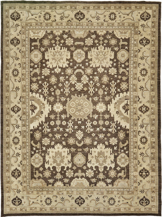 Vintage Style Oushak Revival Rug