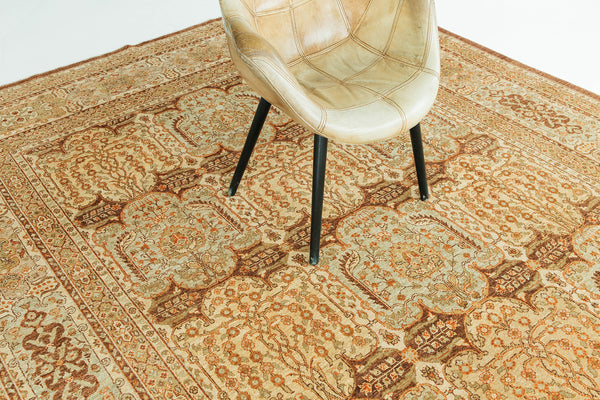 Natural Dye Lavar Kerman Style Bliss Collection - styled in room setting