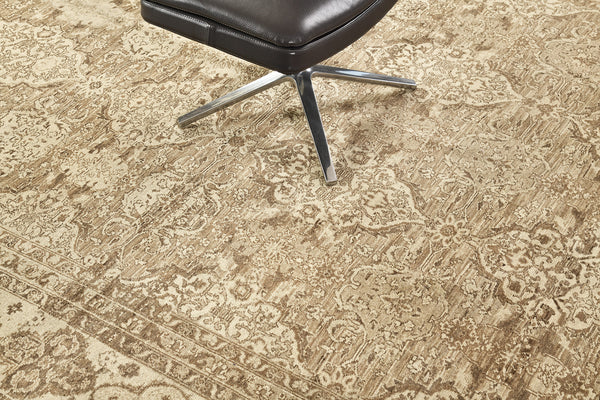 Vintage Style Tabriz Allover Design - overhead flat lay view [#1]