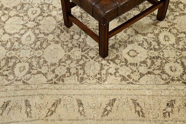 Tabriz Hadji Jalili Style Revival - artisan revival weave - styled in room setting
