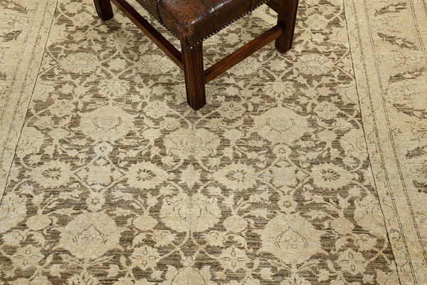 Tabriz Hadji Jalili Style Revival - artisan revival weave - detailed border and fringe
