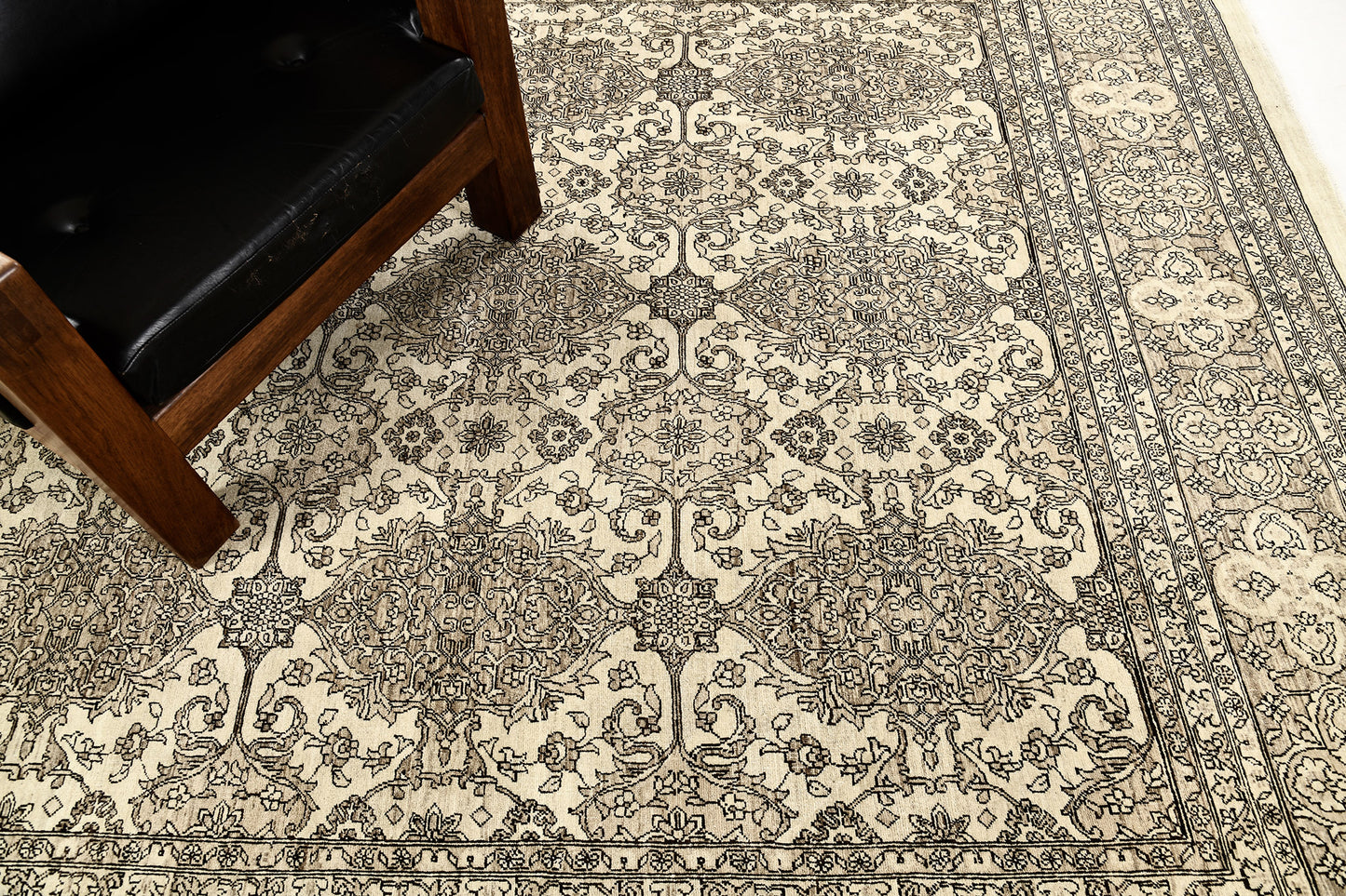 Vintage Style Tabriz Revival Rug