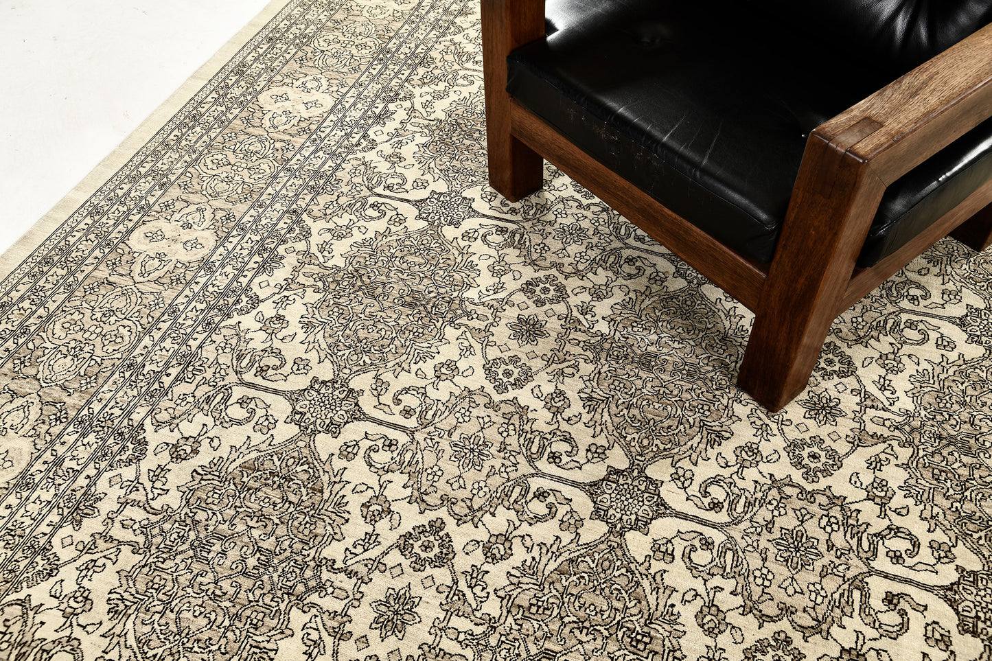 Vintage Style Tabriz Revival Rug