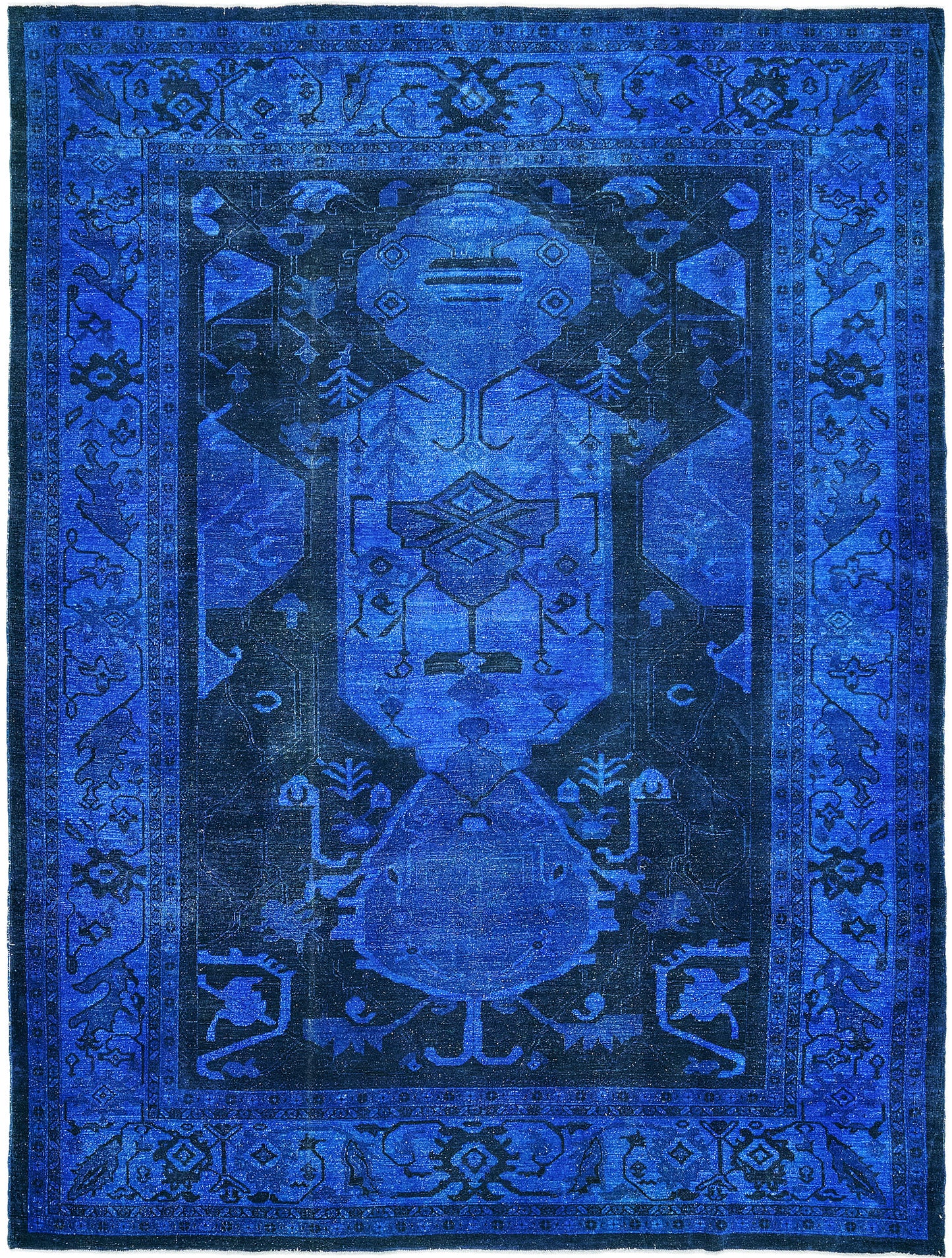 Vintage Style Overdyed Rapture Collection Rug
