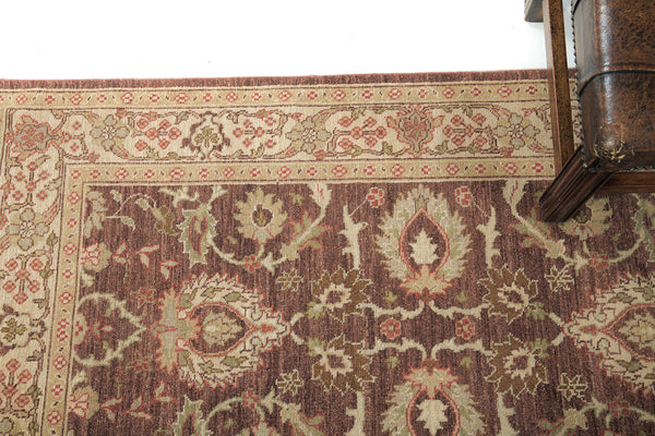 Natural Dye Sultanabad Design Runner Divine - narrow runner - styled in room setting