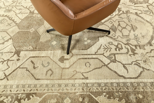 Vintage Style Antique Revival Rapture Collection - artisan revival weave - detailed border and fringe