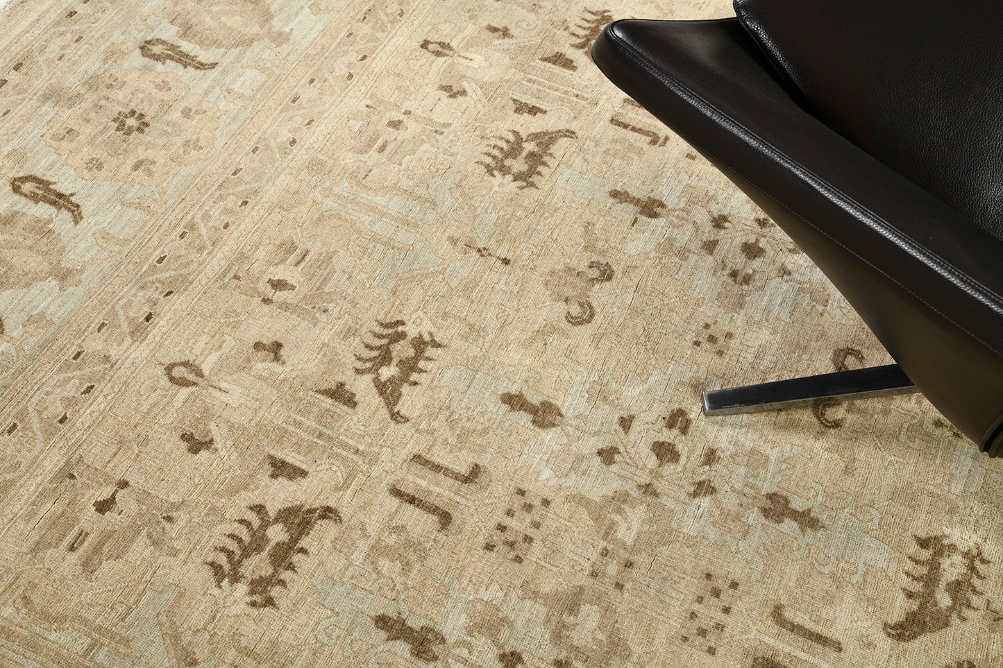 Vintage Style Sultanabad Revival Rug