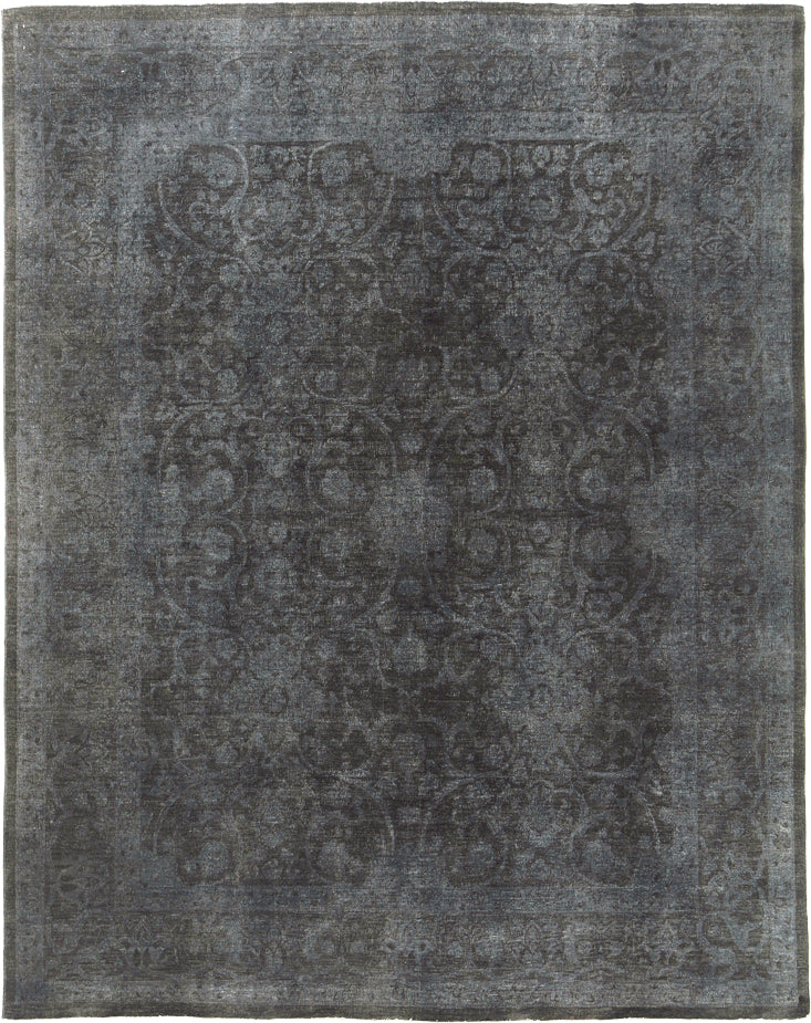 Overdyed Distressed Rug - one-of-a-kind handmade area rug [#1]