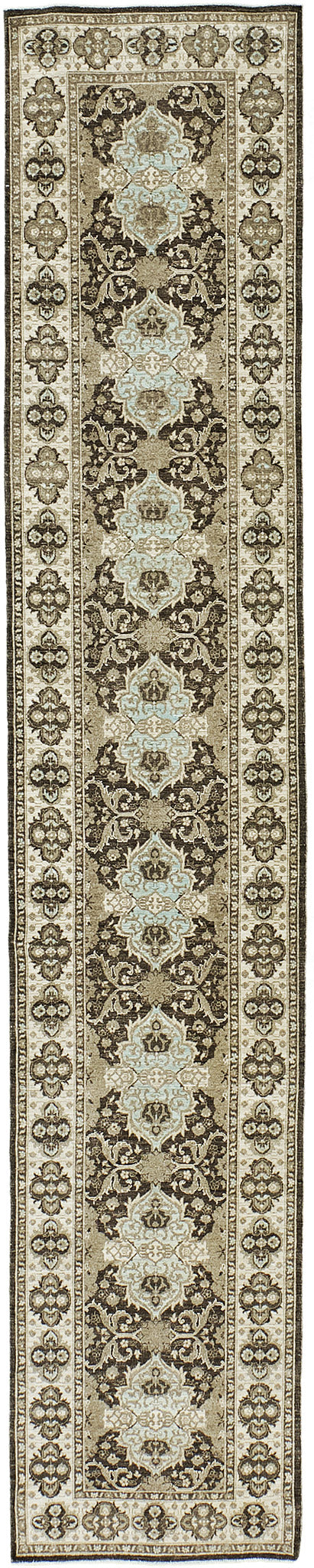 Vintage Style Tabriz Design Rug - one-of-a-kind handmade area rug [#1] (2)