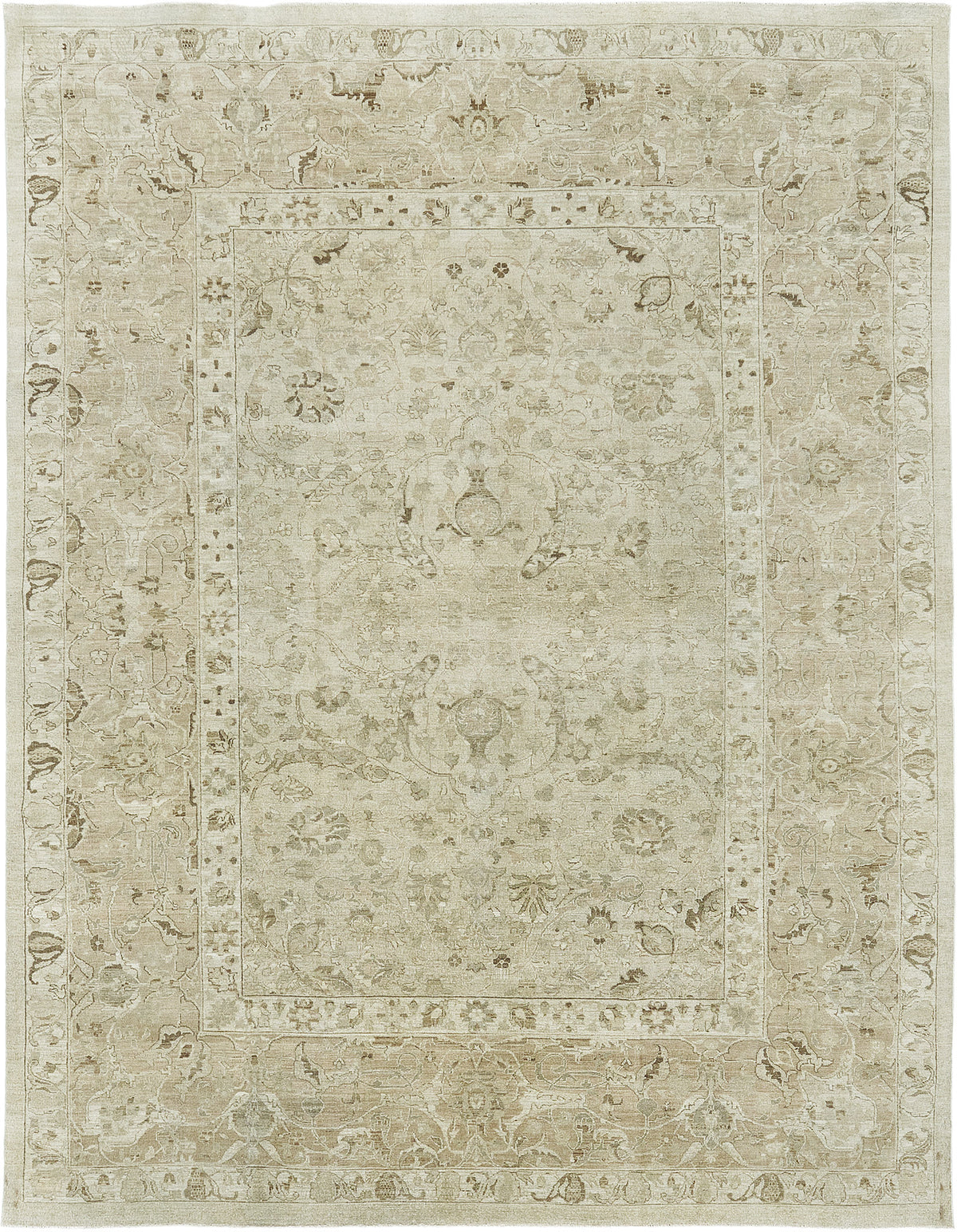 Vintage Style Sultanabad Revival Rug - artisan revival weave - one-of-a-kind handmade area rug [#22]