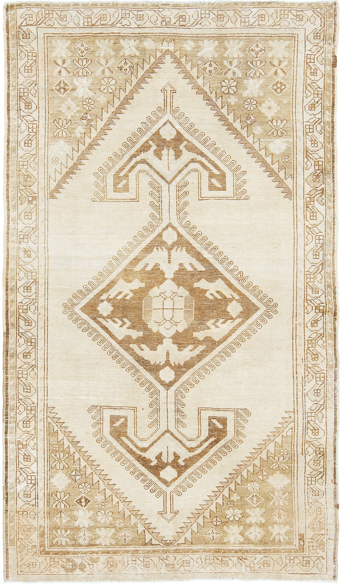 Vintage Turkish Anatolian Rug - hand-knotted in Turkey - one-of-a-kind handmade area rug [#14]
