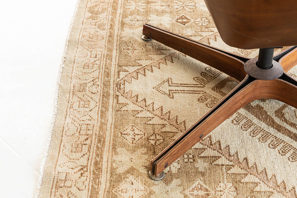 Vintage Turkish Anatolian Rug - hand-knotted in Turkey - styled in room setting [#14]