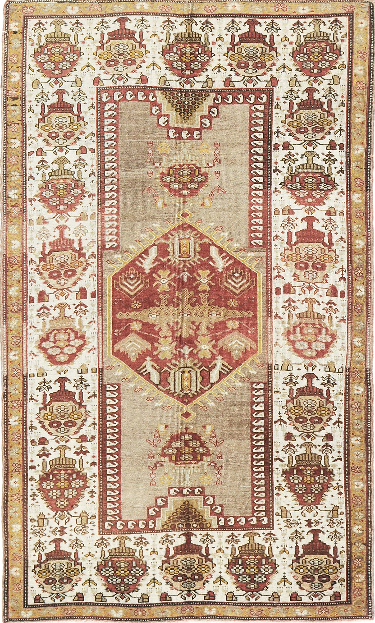 Vintage Turkish Anatolian Rug - hand-knotted in Turkey - one-of-a-kind handmade area rug [#97]