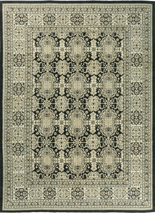 Vintage Style Tabriz Revival Rug