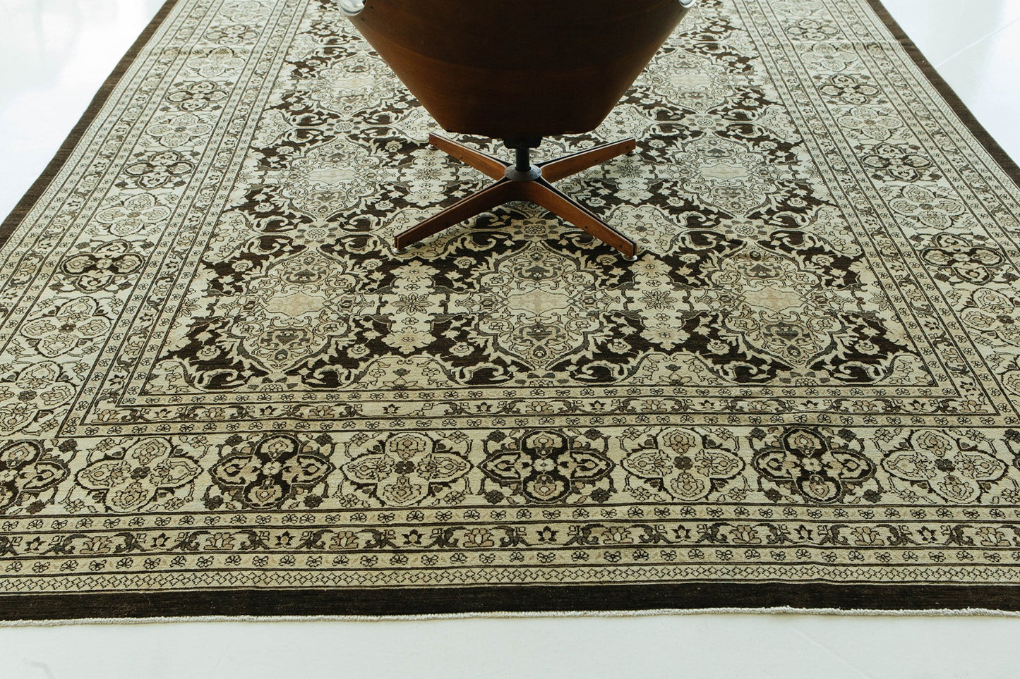 Vintage Style Tabriz Revival Rug