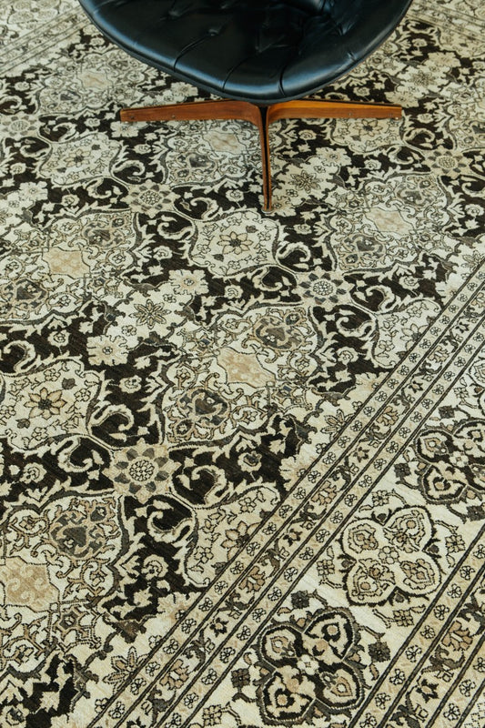 Vintage Style Tabriz Revival Rug