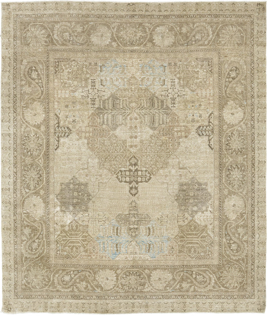 Vintage Tabriz Hadjijalili Revival Rug