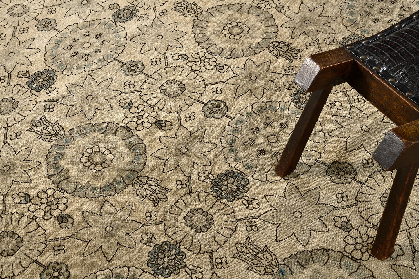 Vintage Style Tabriz Hadji Jalili Revival Rug