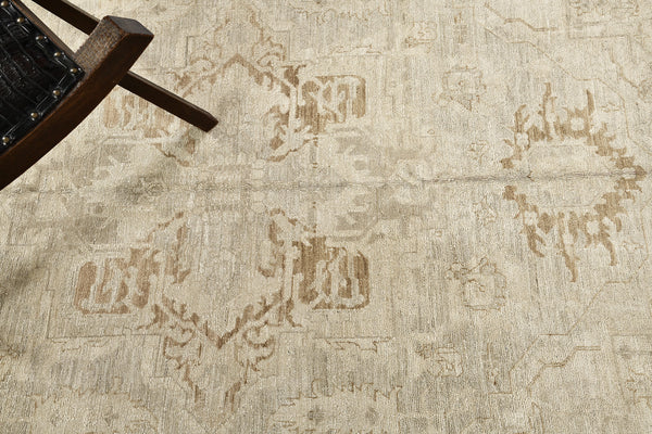 Vintage Style Serapi Design Rug - overhead flat lay view