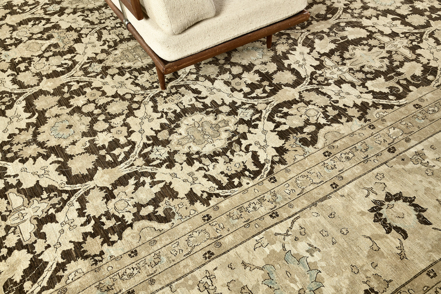 Vintage Style Tabriz Allover Design D5297