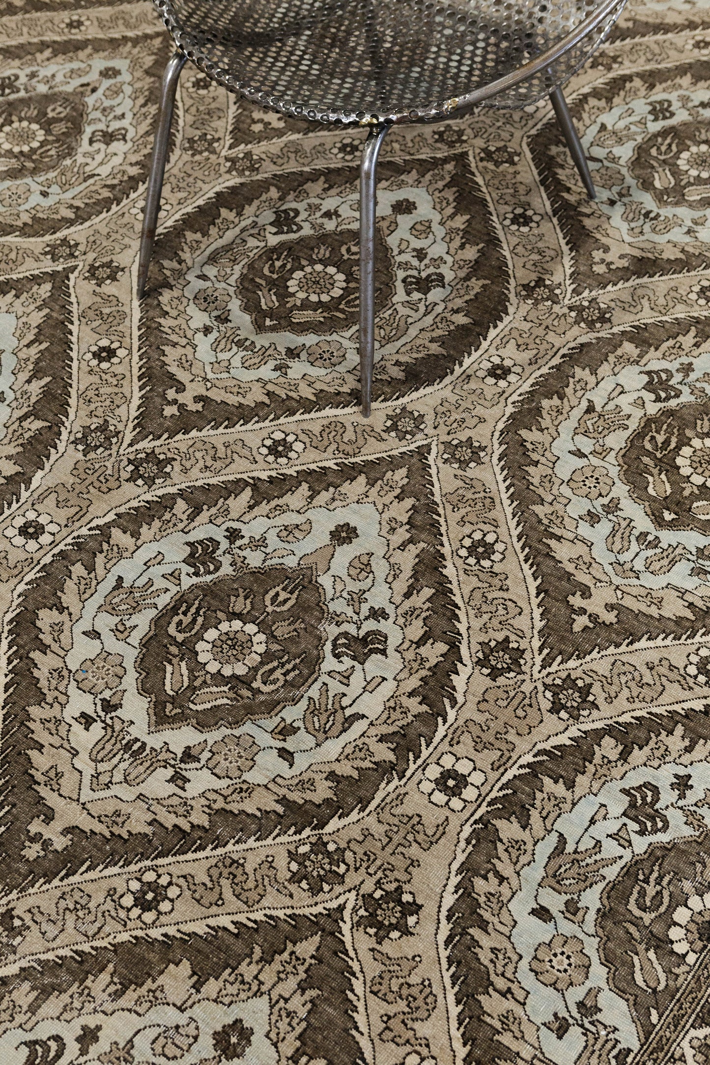 Vintage Style Panel Design Rug D5380